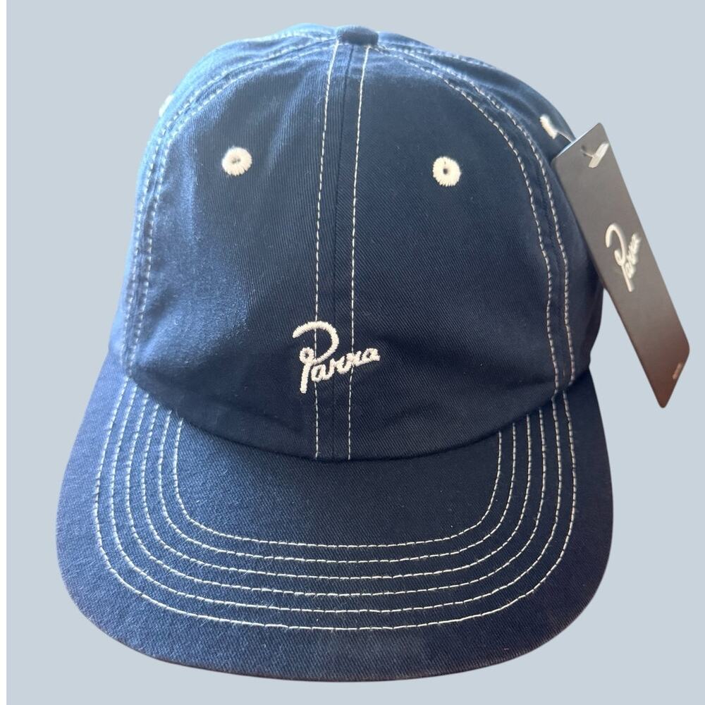 Parra Signature 6 Panel Hat Navy Blue NWT